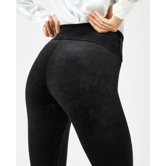 Spanx Velvet Leggings in Black Women's M - Picture 5 of 13